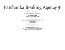 Tablet Screenshot of patchanka-booking.com